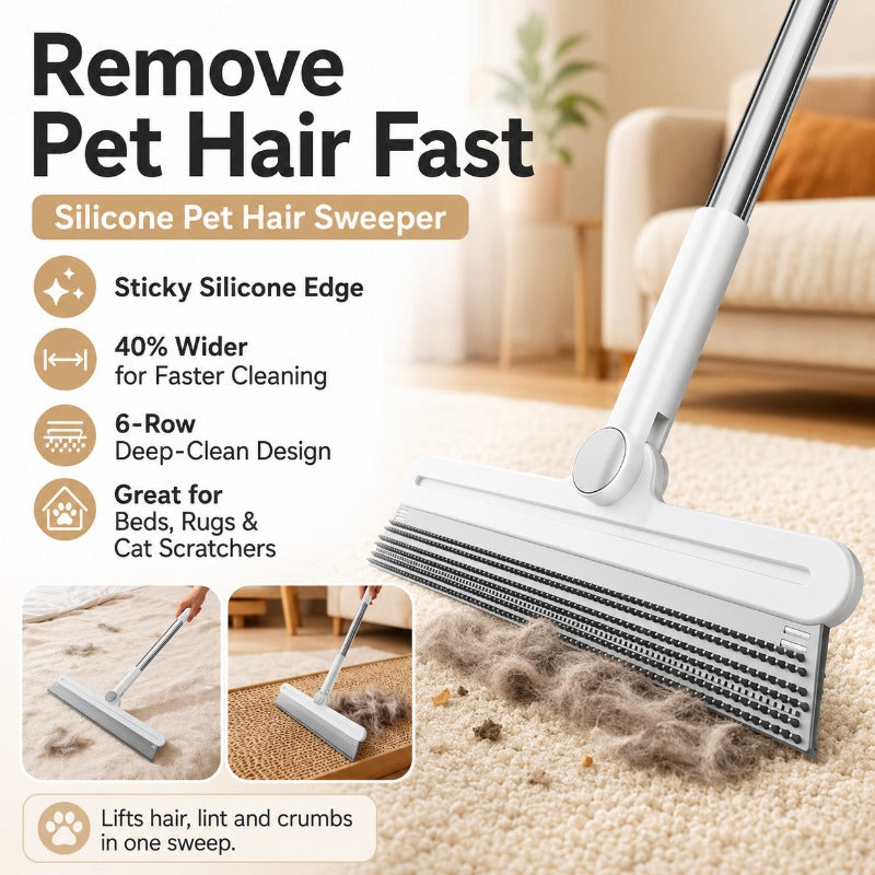 Silicone Pet Hair Squeegee