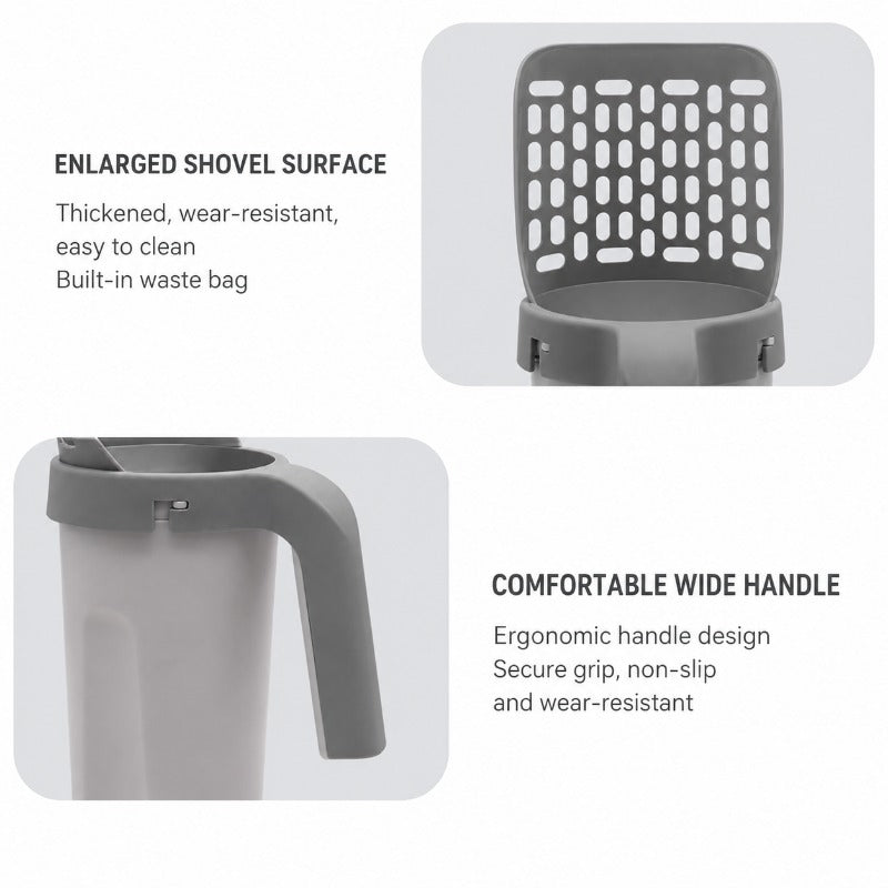Integrated Scoop Waste Bin