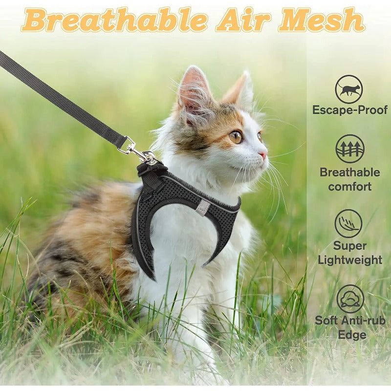 Escape-Proof Soft Mesh Harness