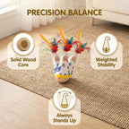 Calming Catnip Wooden Tumbler