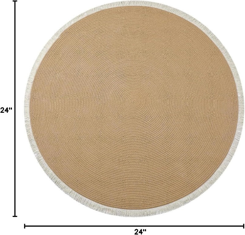 Premium Cotton Rope Area Rug – Soft, Durable, and Stylish Home Accent