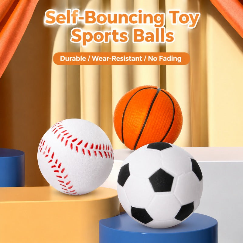 Interactive High-Bounce Cat Balls