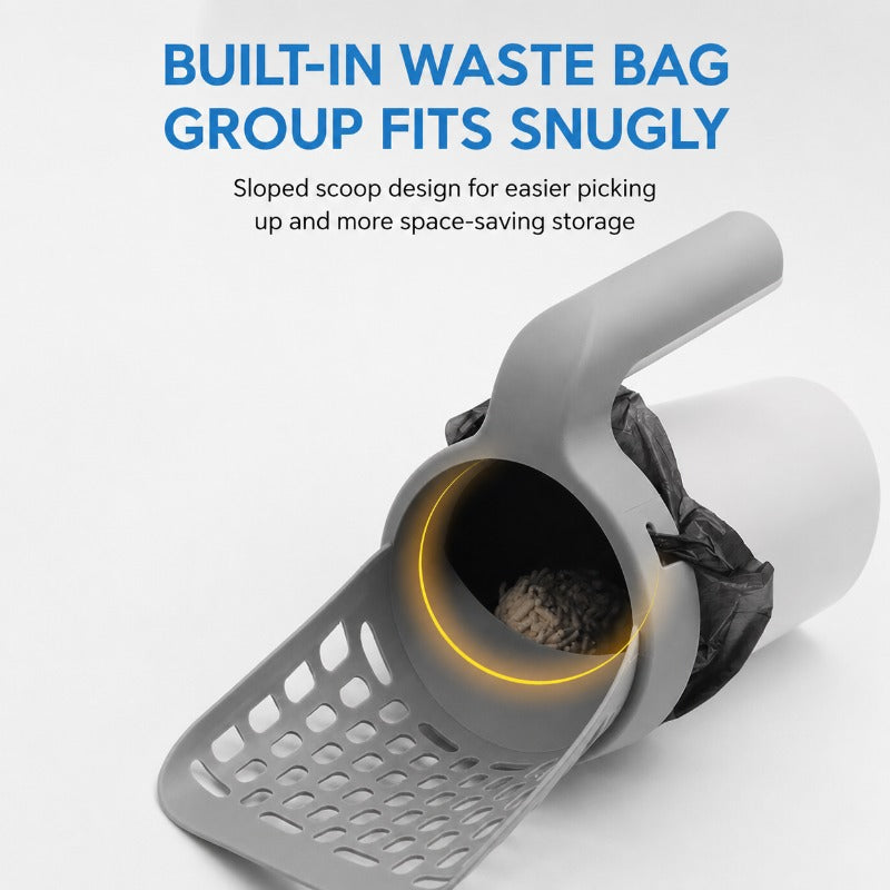 Integrated Scoop Waste Bin