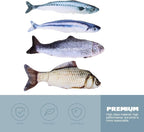 Realistic Fish Plush Toys for Cats