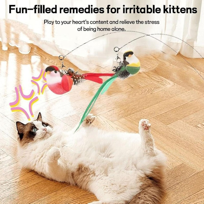 Double-Ended Suction Cup Cat Wand