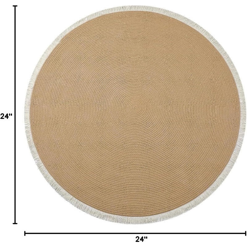 Premium Cotton Rope Area Rug – Soft, Durable, and Stylish Home Accent