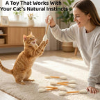 Interactive Swab Cat Toy