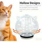 Cat Safety Grooming Helmet