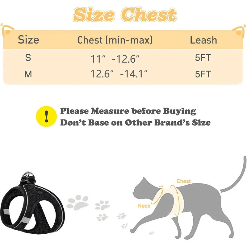 Escape-Proof Soft Mesh Harness