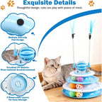 3-in-1 Cat Teaser Turntable
