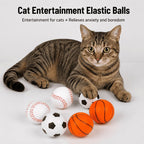 Interactive High-Bounce Cat Balls