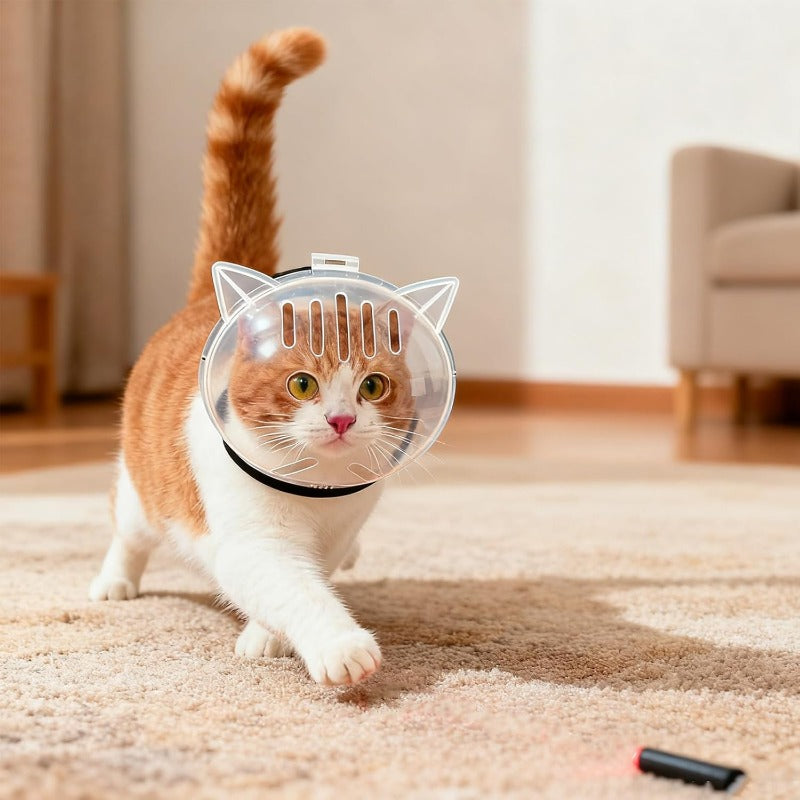 Cat Safety Grooming Helmet
