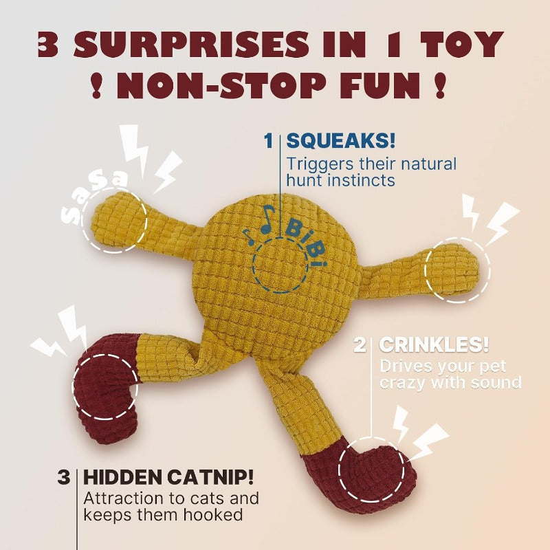 Textured Waffle Fetch Toy