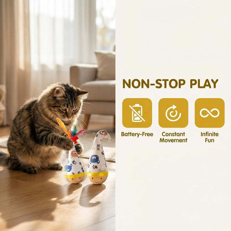 Calming Catnip Wooden Tumbler