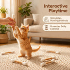 Interactive Swab Cat Toy