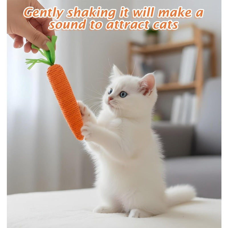 Natural Sisal Teething Carrot Toy