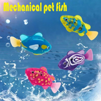 Interactive LED Robotic Fish Toy for Pets