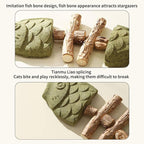 Creative Fishbone Cat Dental Toy