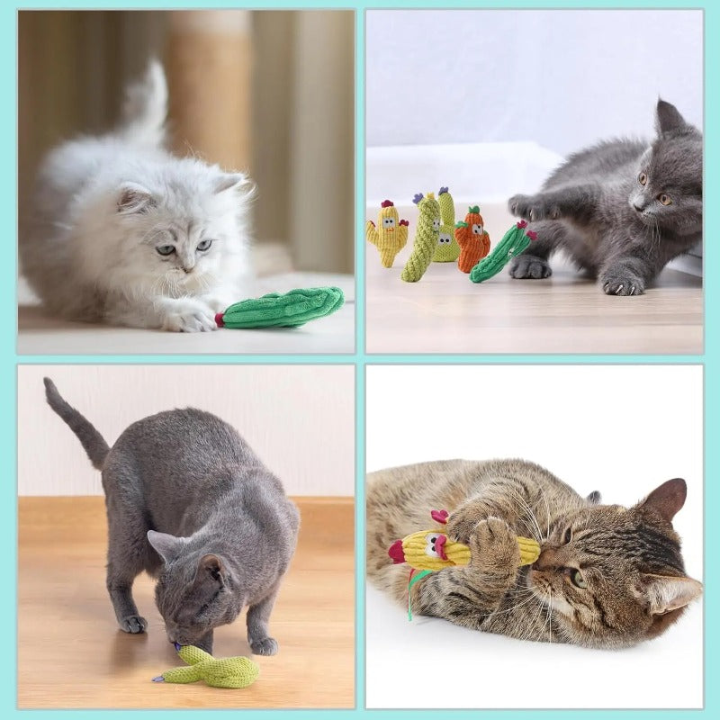 Organic Catnip Cactus Toys