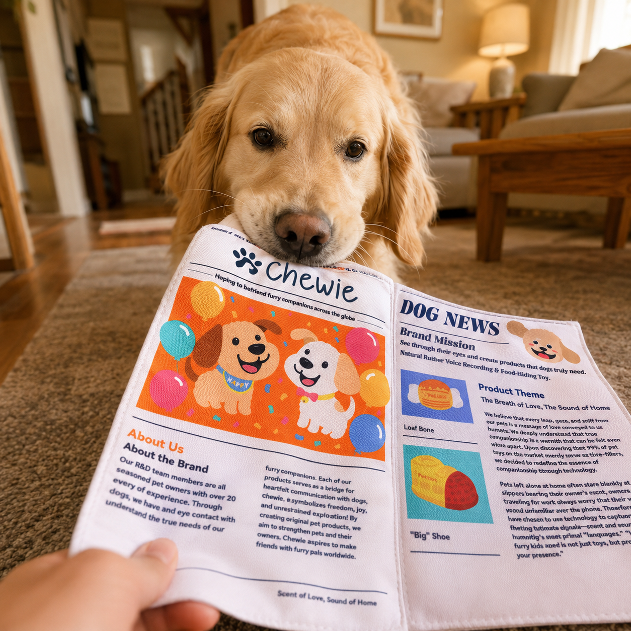 Chewie Indestructible Newspaper (3x Bundle + Lifetime warranty)