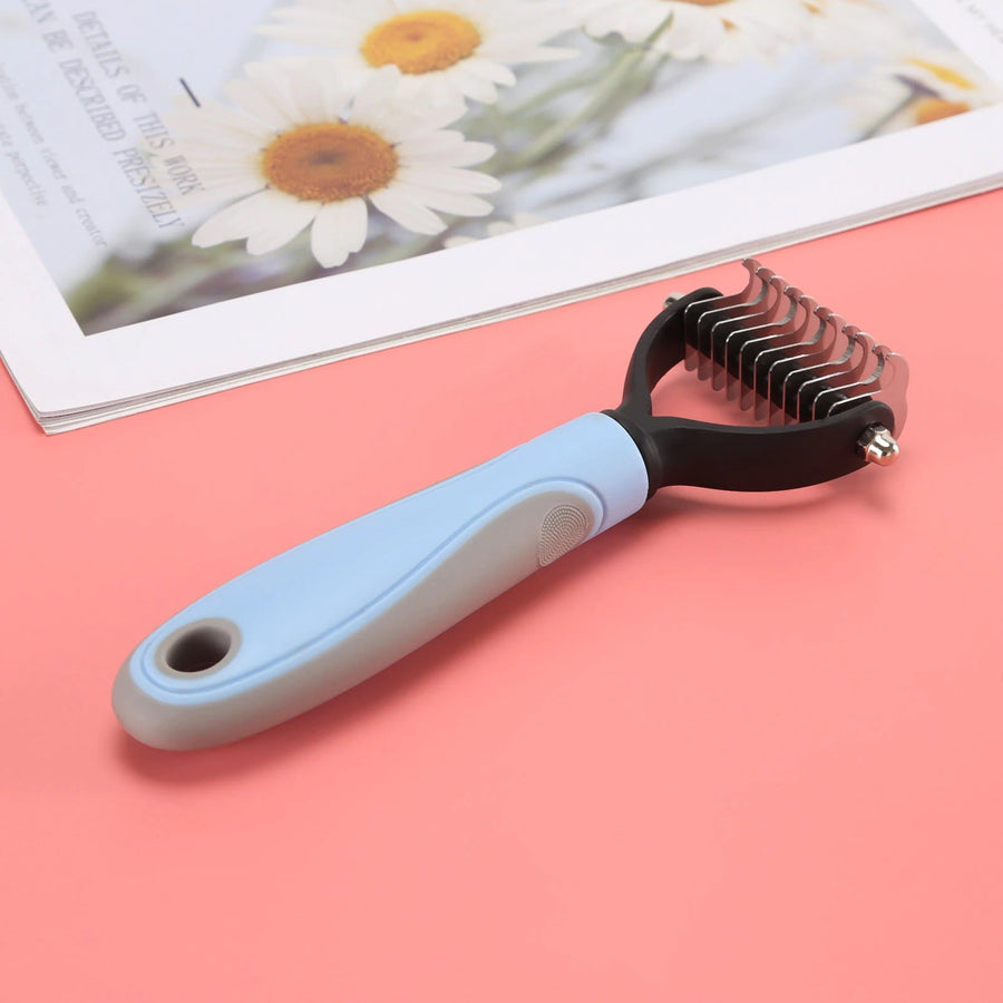 Dual-Sided Pet Grooming Tool
