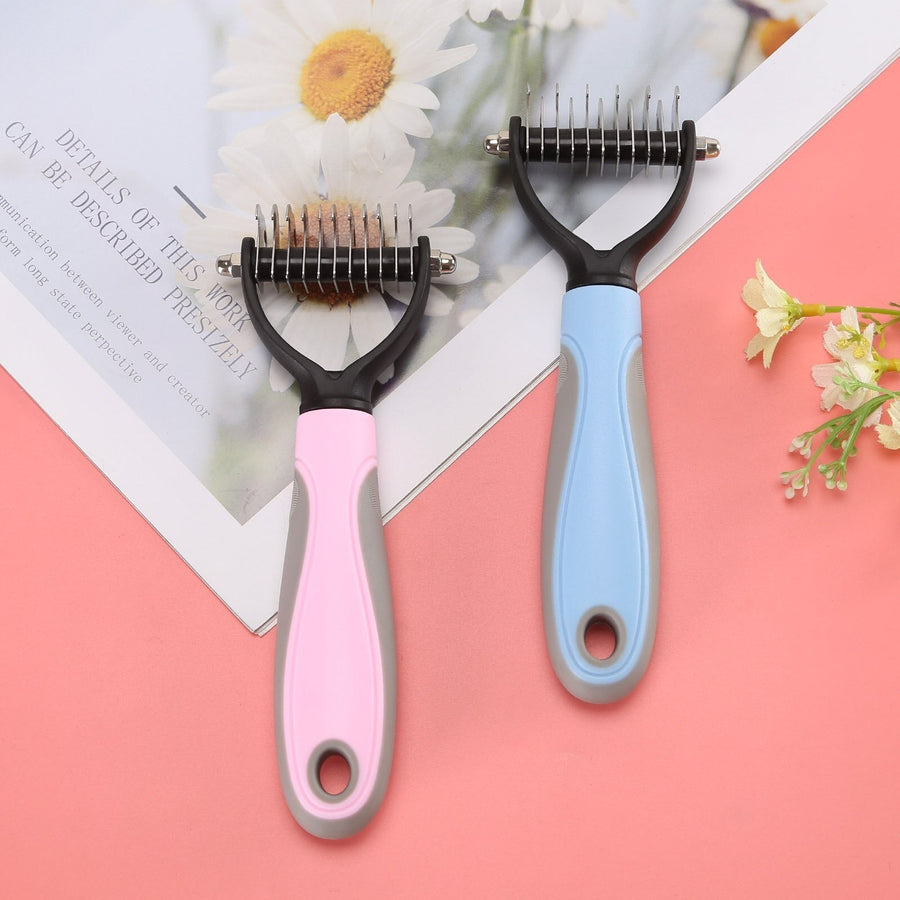 Dual-Sided Pet Grooming Tool