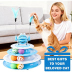 3-in-1 Cat Teaser Turntable