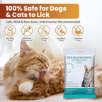 Waterless Pet Bathing Gloves