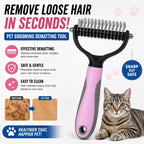 Dual-Sided Pet Grooming Tool