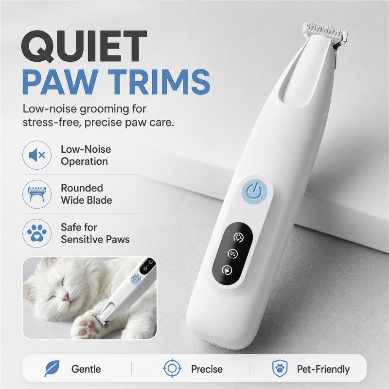 Ultra Quiet Pet Paw Trimmer