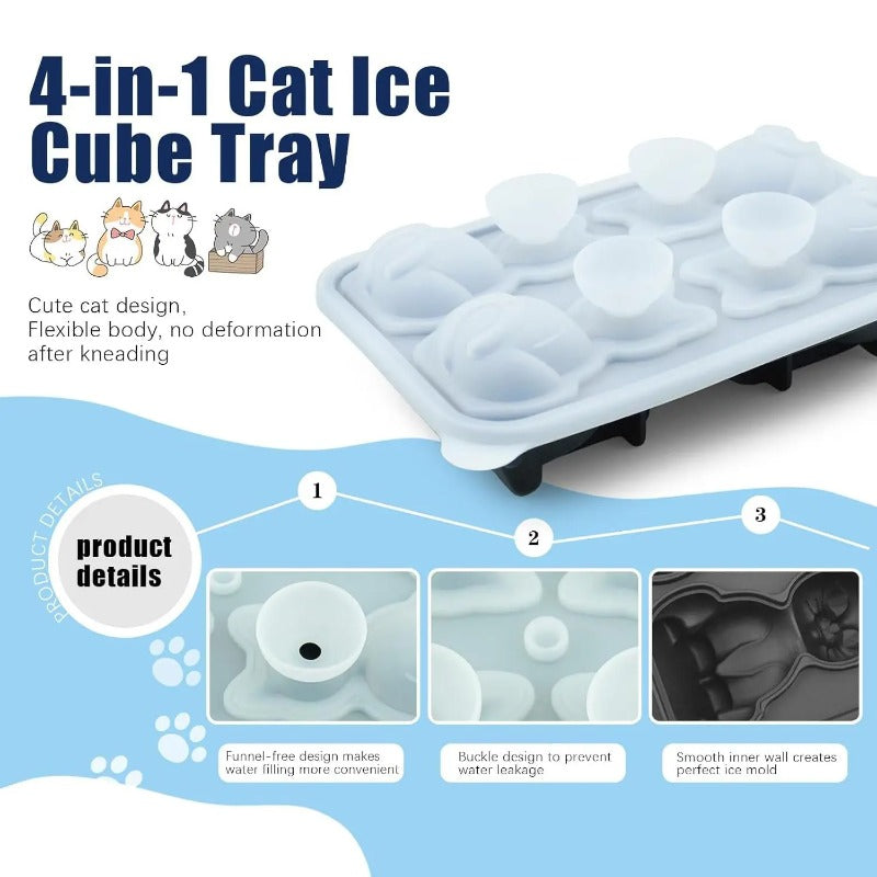 Easy-Fill Silicone Cat Mold