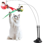 Double-Ended Suction Cup Cat Wand