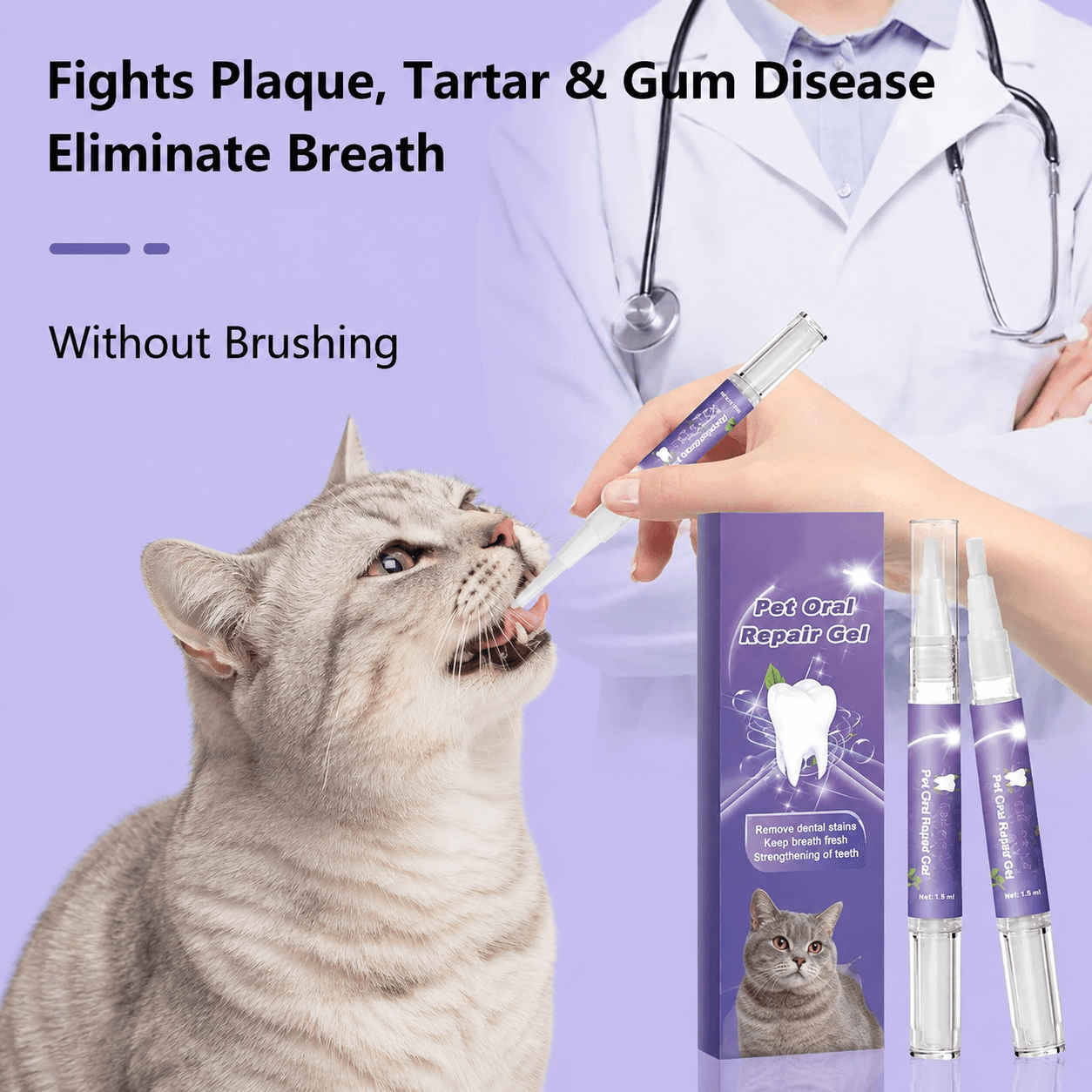 MuzzleGlow Pet Oral Repair Gel