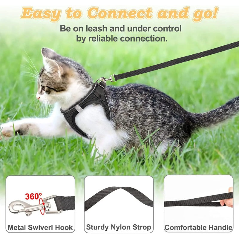 Escape-Proof Soft Mesh Harness