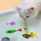 Interactive LED Robotic Fish Toy for Pets