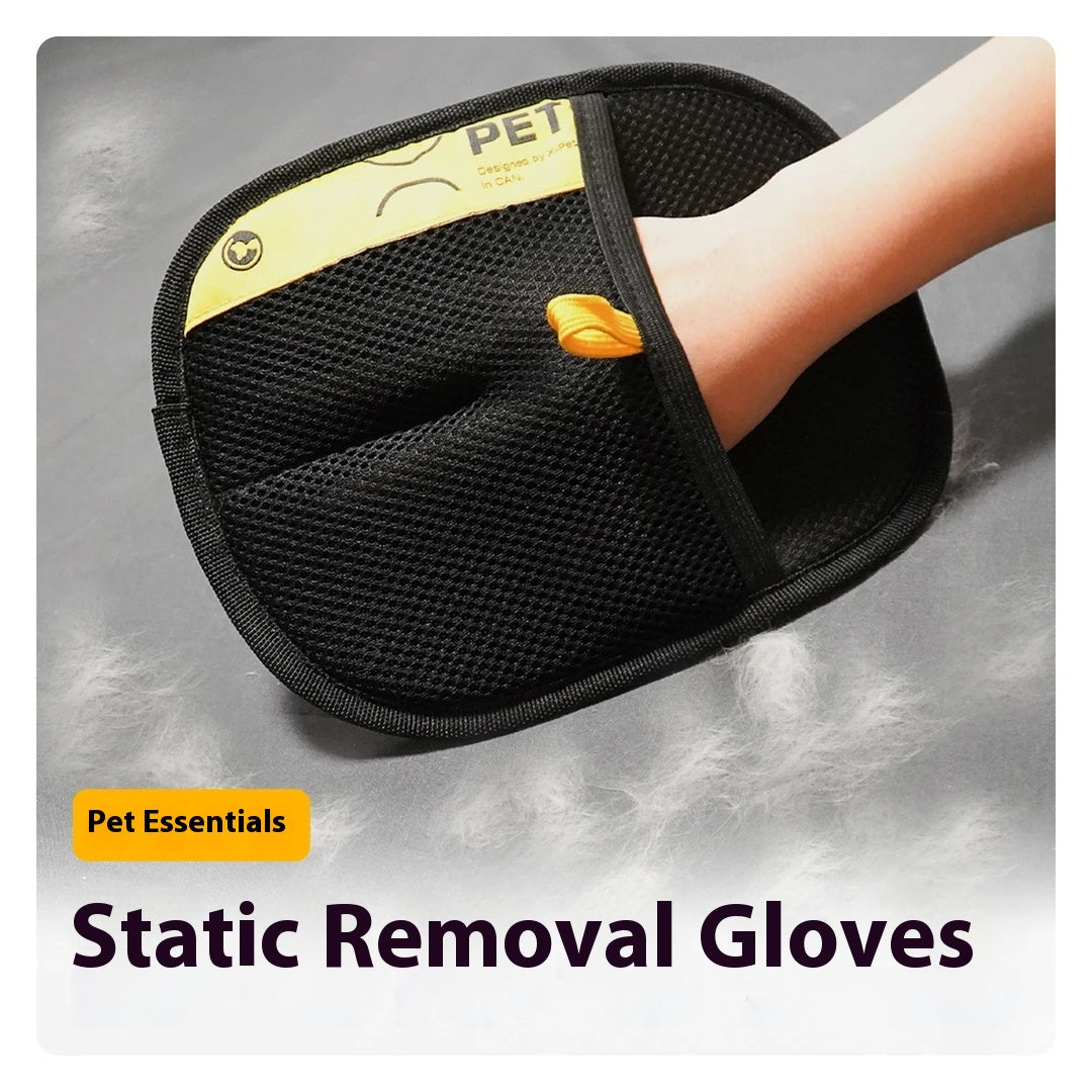 Woyuosn Double-sided Pet Grooming Gloves