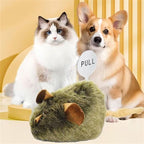 Realistic Squeaky Mouse Toy