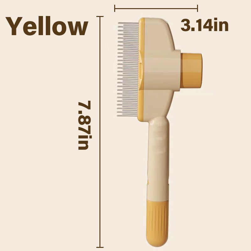 🔥Self-cleaning Pet Flea Comb Grooming Brush