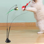 Double-Ended Suction Cup Cat Wand