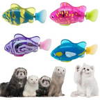 Interactive LED Robotic Fish Toy for Pets