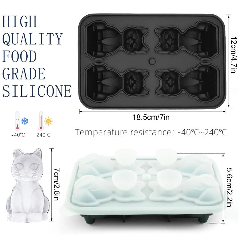 Easy-Fill Silicone Cat Mold