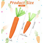 Natural Sisal Teething Carrot Toy